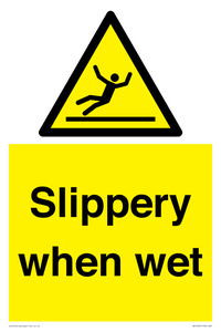 slippery when wet